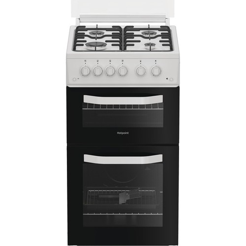 Hotpoint htg5gcwl gas cooker - htg5gcwl,