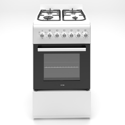 Hye dual fuel - cooker, 50cm