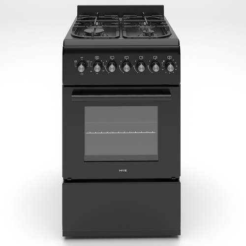 Hye dual fuel cooker 50cm - fuel,